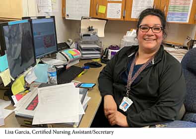 Lisa Garcia Certified Nursing Assistant/Secretary